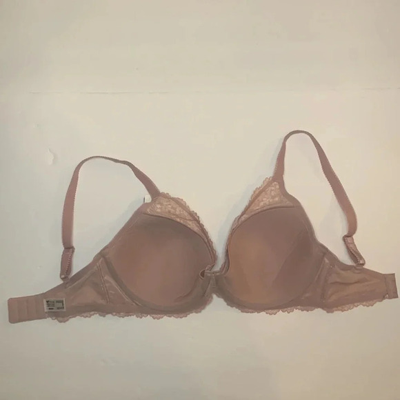 WACOAL Embrace Lace Bra Underwire Plunge Neckline 32F - Picture 5 of 12